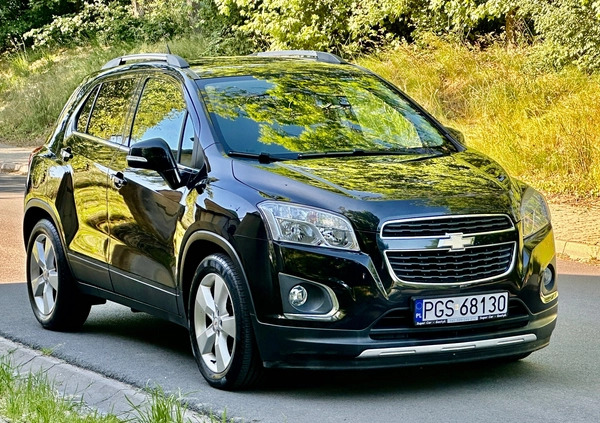 Chevrolet Trax cena 38999 przebieg: 96000, rok produkcji 2013 z Przasnysz małe 67